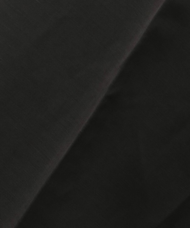 BEIGE， CASSITER / リネンブレンド サテンクロップドパンツ Black