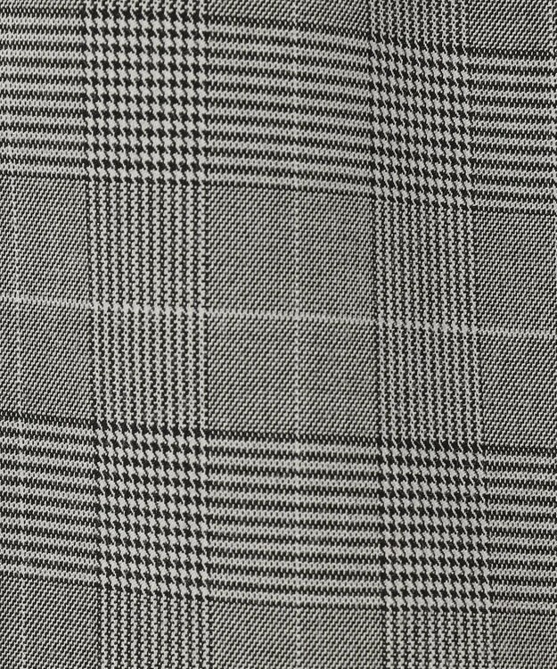 ANY L 【手洗い可/ウエストゴム/裏起毛】チェックボンディングタイトスカート グレンチェック