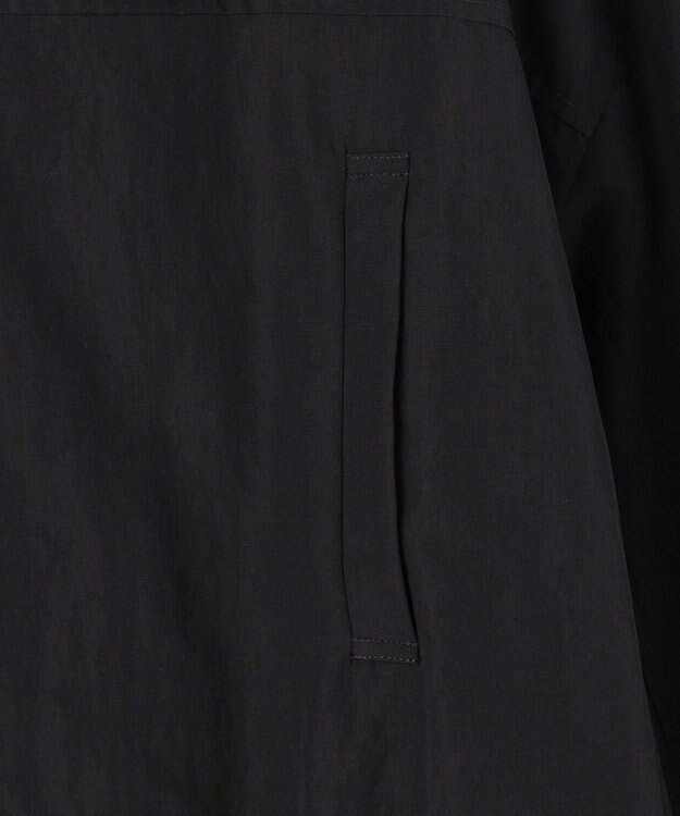 UNFILO ドロスト フーディブルゾン ブラック