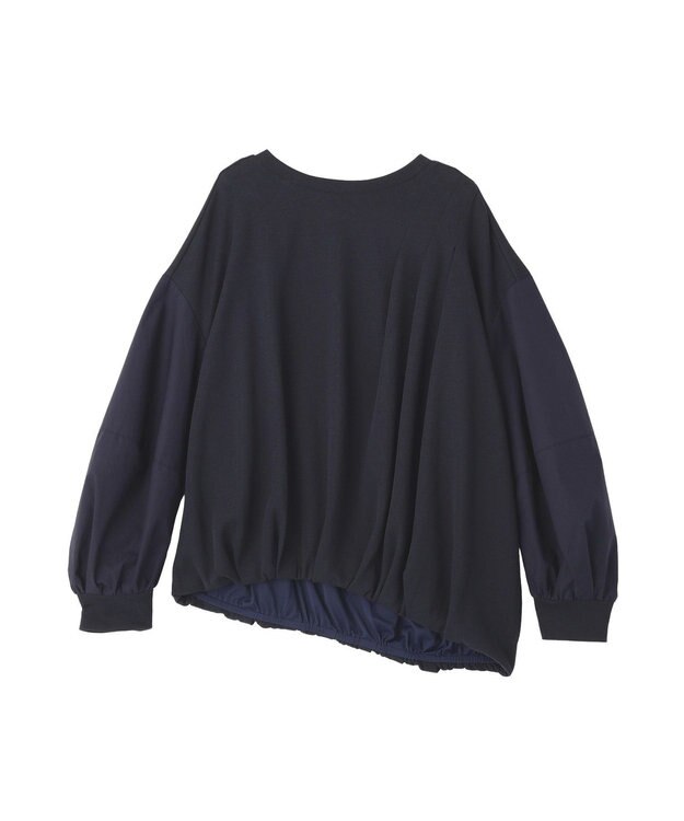 YECCA VECCA アシメバルーンプルオーバー Navy