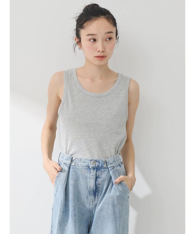 earth music&ecology ラメタンク Silver