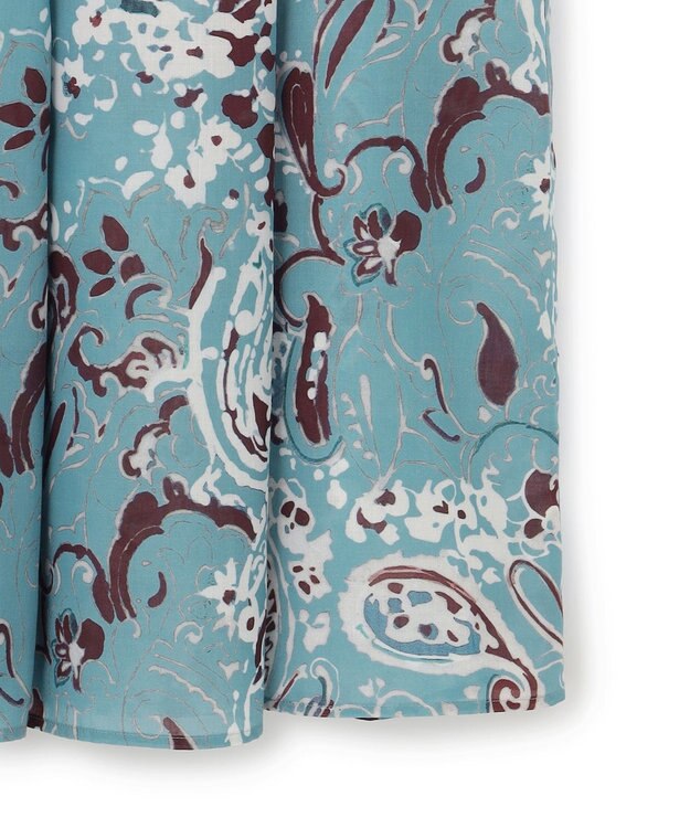 23区 【先行予約】Ericaランダムペイズリープリント ワンピース ブルー系