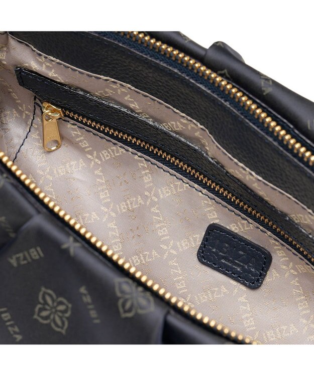 IBIZA ロゴナイロン　ショルダーバッグ 濃紺