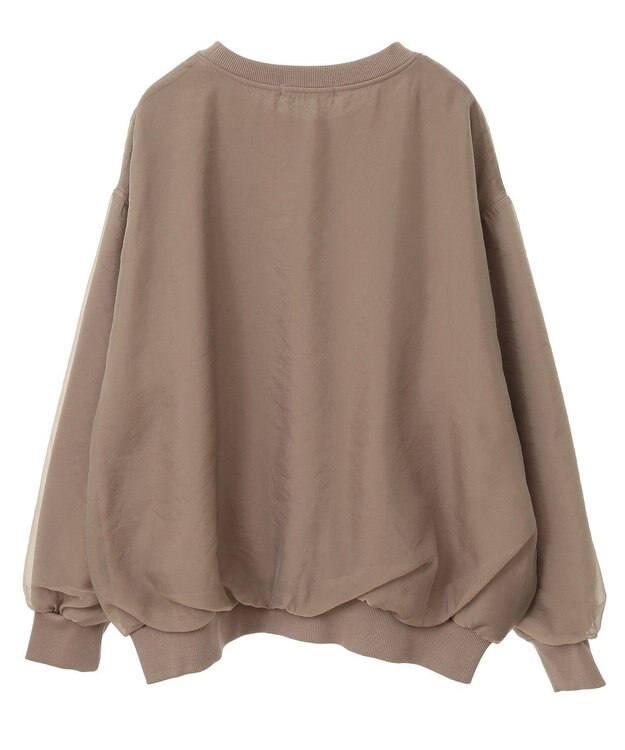 AMERICAN HOLIC オーガンジーレイヤードスウェット Mocha