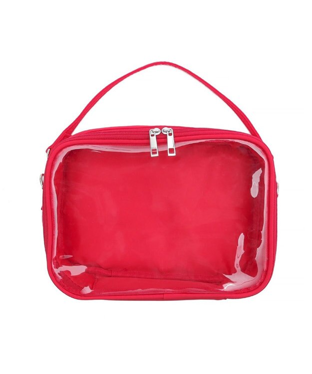 WEGO 【痛バ＆推し活グッズ】マルチWAYぬいポーチ レッド