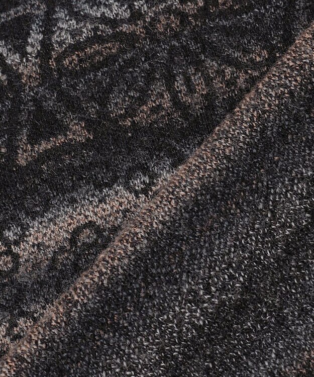 JOSEPH HOMME 【HIGH GRADE LINE】モスクジャガード　クルーネックハイゲージニット ブラック系5