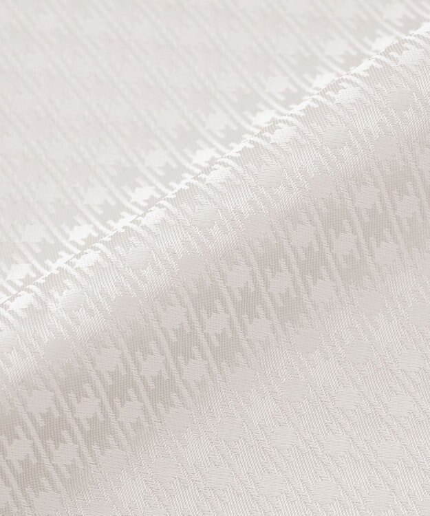 GOTAIRIKU 【WEAR BLACK】シルク100％ フォーマルチーフ_ハウンドトゥース アイボリー系4