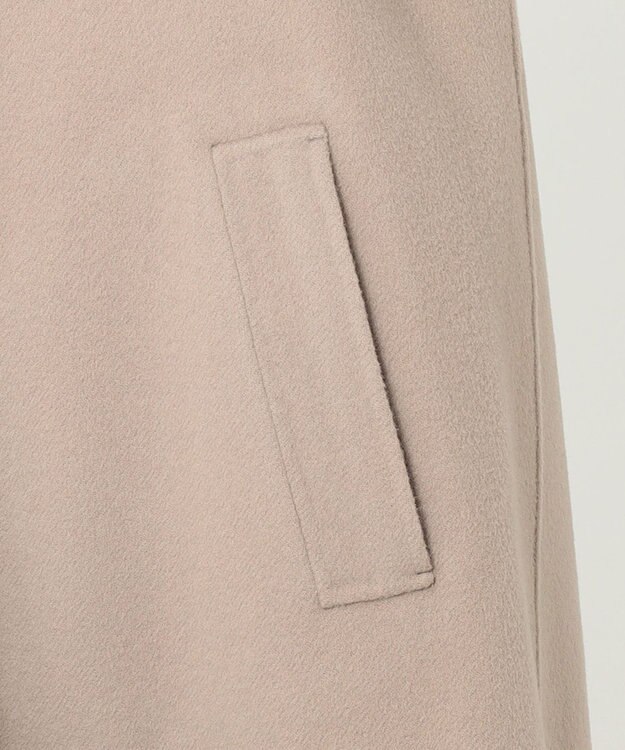 23区 L 【R(アール)】ショートリバー スタンドカラーコート ベージュ系