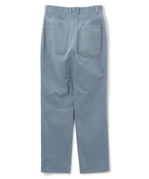 UNFILO ストレッチコーデュロイ スリムパンツ サックス