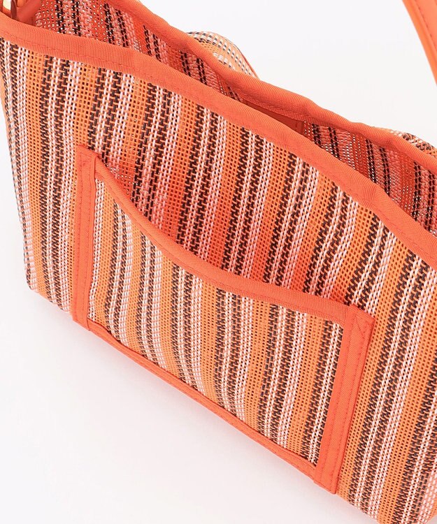 組曲 チュールラッフルバッグ オレンジ系5