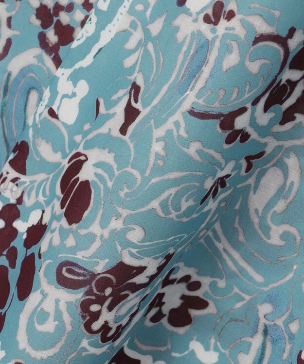 23区 【先行予約】Ericaランダムペイズリープリント ワンピース ブルー系