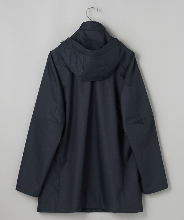 GOTAIRIKU 25年新作/3シーズン対応【仕事で着用可】メランジカルゼ フーデッドブルゾン_無地 ネイビー系