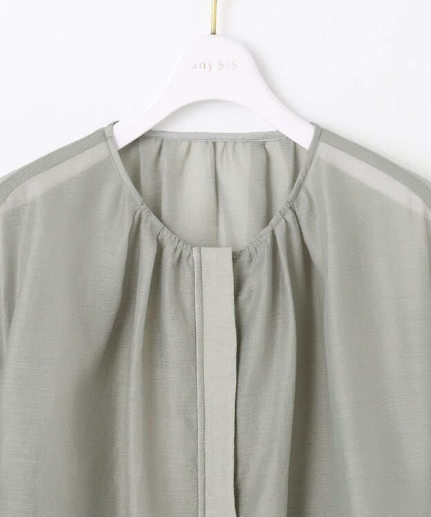 ANY SIS 【洗える】ドルマンシアー ブルゾン ライトカーキ