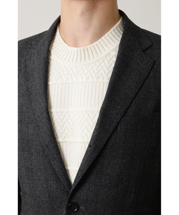 DAKS ウールストレッチジャケット グレー