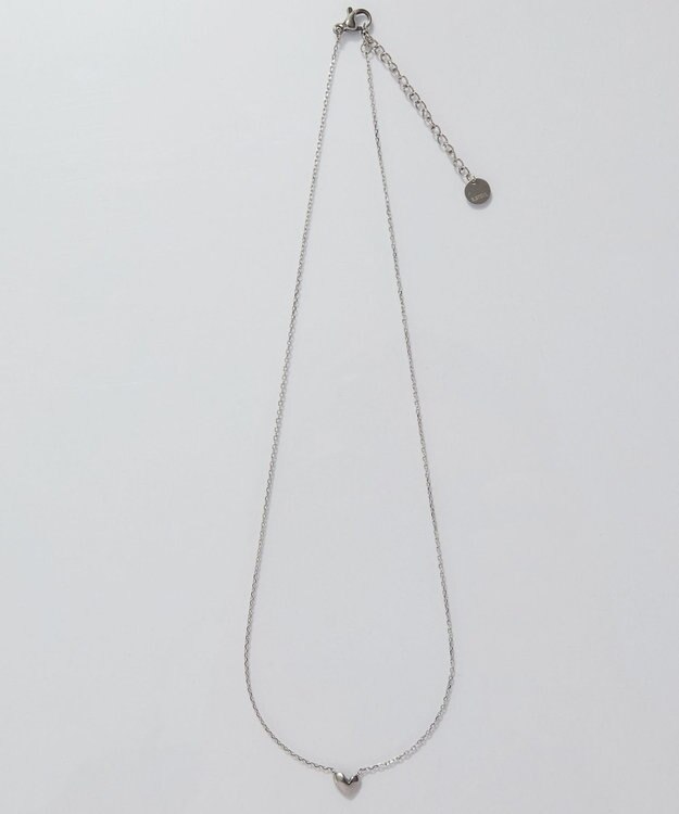 Phoebe 【金属アレルギー対応】スリークハートネックレス　シルバー/サージカルステンレス シルバー