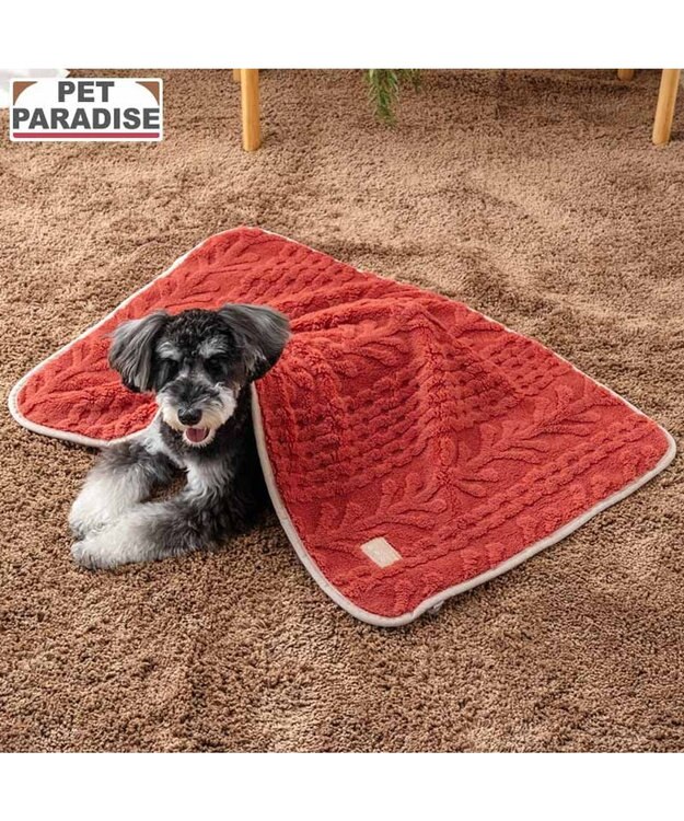 PET PARADISE ペットパラダイス アランボア ブランケット レッド