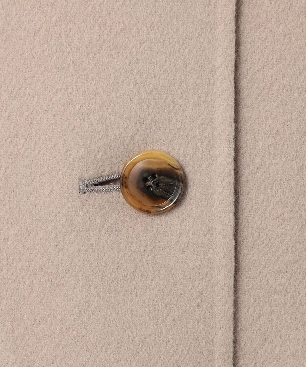 23区 L 【R(アール)】ショートリバー スタンドカラーコート ベージュ系