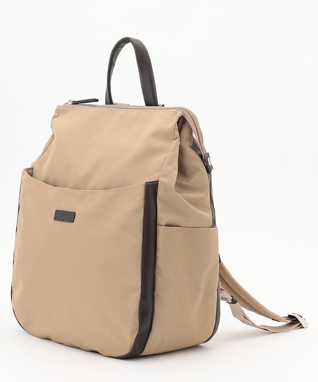 Y'SACCS シンプルスマートリュックサック ベージュ