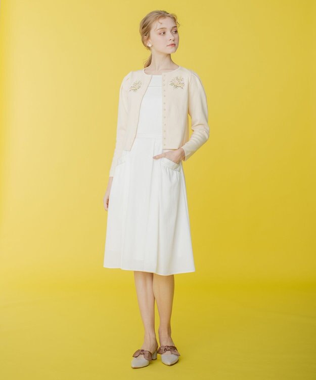 TOCCA 【洗える！】MINOSA KNIT カーディガン アイボリー系