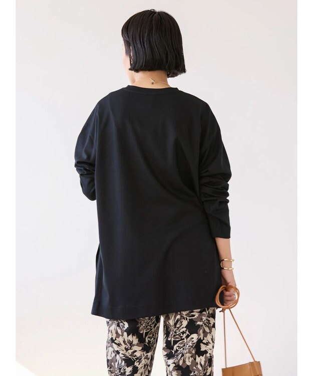 AMERICAN HOLIC サイドスリットカットチュニック Off White