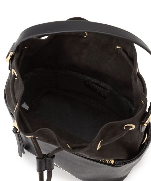 23区 スエード コンビ ドロスト バッグ ブラック系