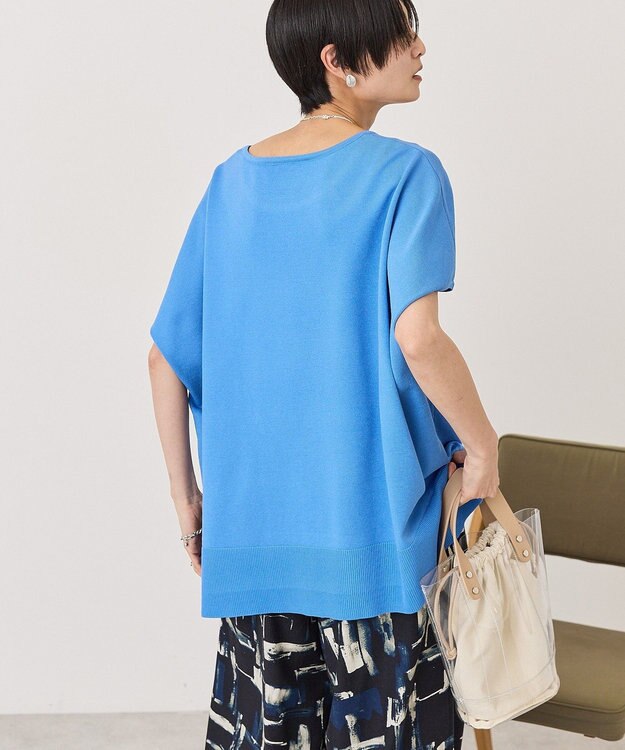 AMERICAN HOLIC ウォッシャブル デイリーニットプルオーバー Blue