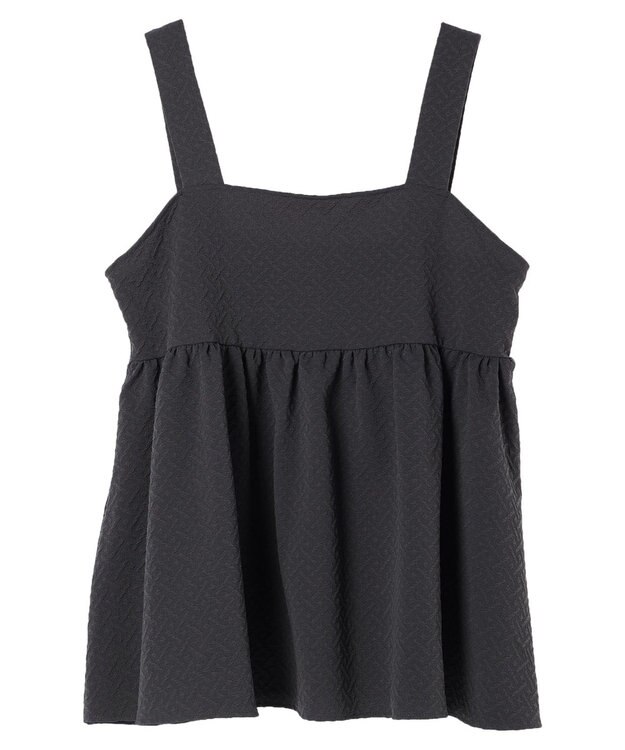 Green Parks ジャガードキャミビスチェ Gray