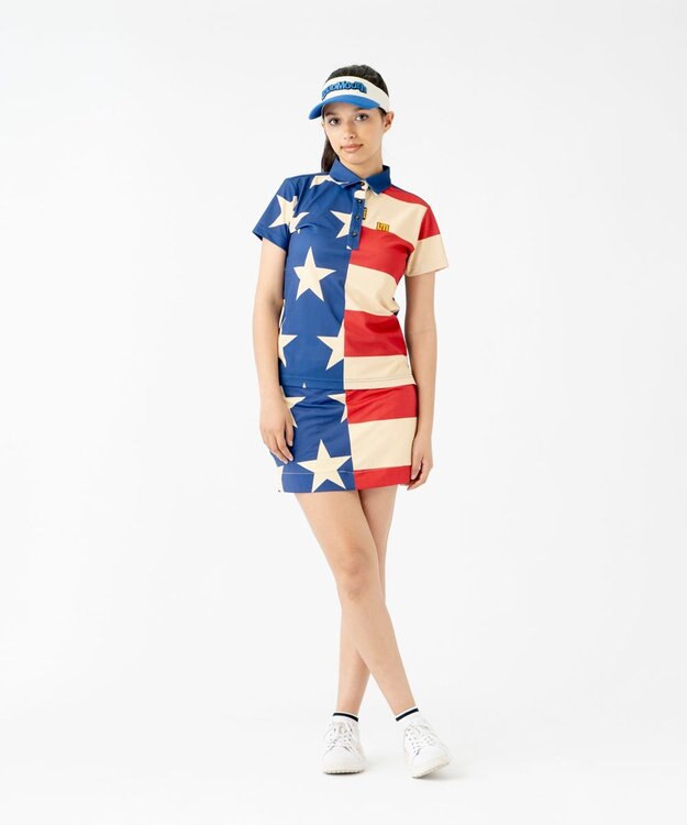 FILA GOLF／marie claire 【LOUDMOUTH】異素材サンバイザー Royal Blue