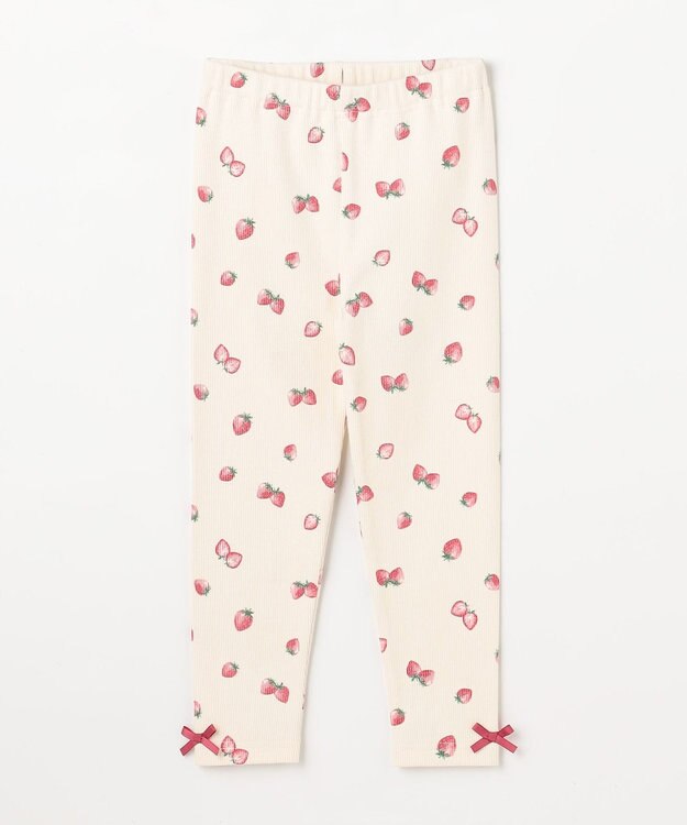 ANY KIDS 【Strawberry Collection】いちごレギンス エクリュ