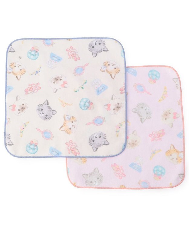 Chacott Catハンドタオル オフホワイト