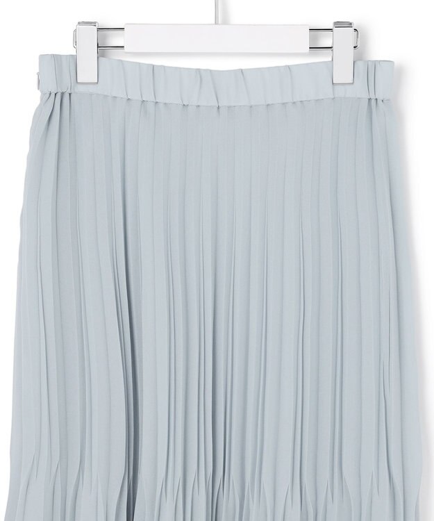 ICB L 【先行予約】ライトジョーゼットプリーツ スカート ライトデニム