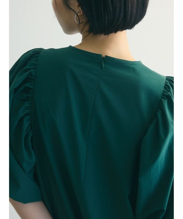 Green Parks armonia.ボリュームギャザーワンピース Green