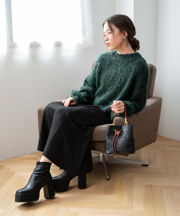 WEGO ストーム付きストレッチショートブーツ ブラック