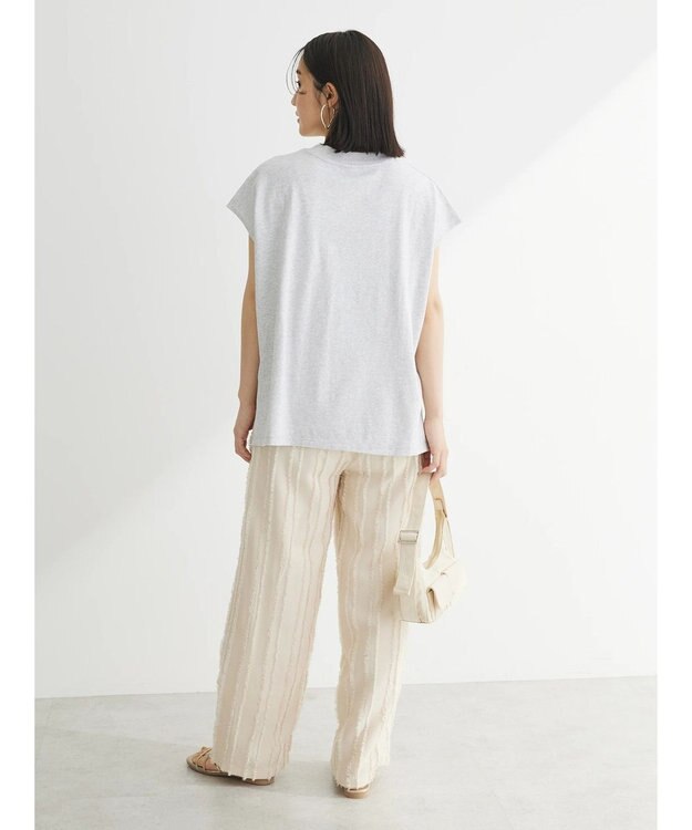 Green Parks ■別注ＲＵＳＳＥＬＬ　ＡＴＨＬＥＴＩＣ　ワイドフレンチＴ Gray Mixture