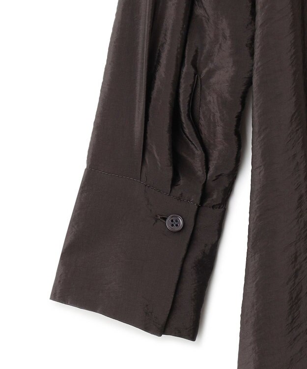 ICB キュプラシルキーオーガンジー ワンピース バーントブラウン系