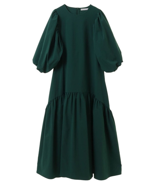 Green Parks armonia.ボリュームギャザーワンピース Green