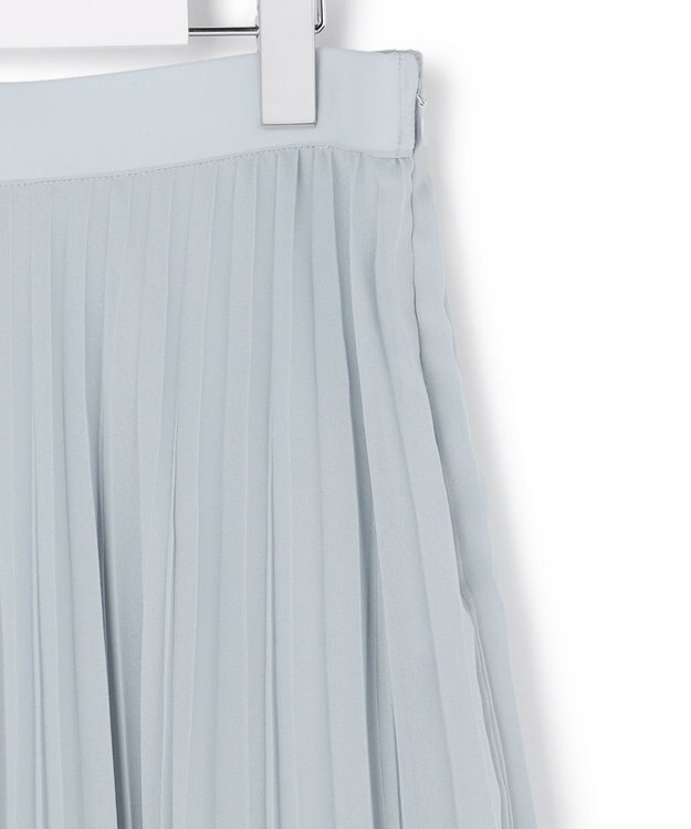 ICB L 【先行予約】ライトジョーゼットプリーツ スカート ライトデニム