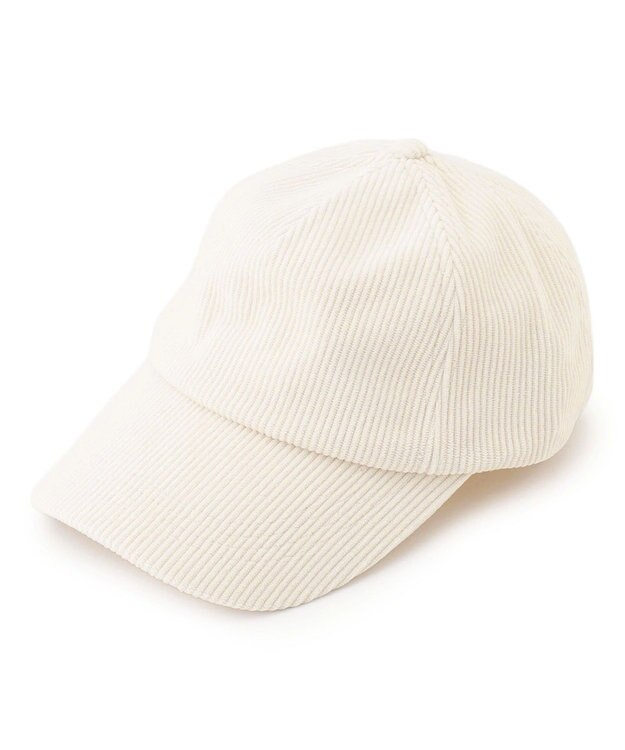 UNFILO コーデュロイ キャップ アイボリー