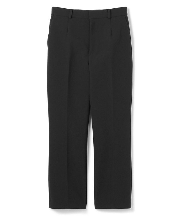 BEIGE， 【洗える】WINDSOR / ストレートアンクルパンツ Black