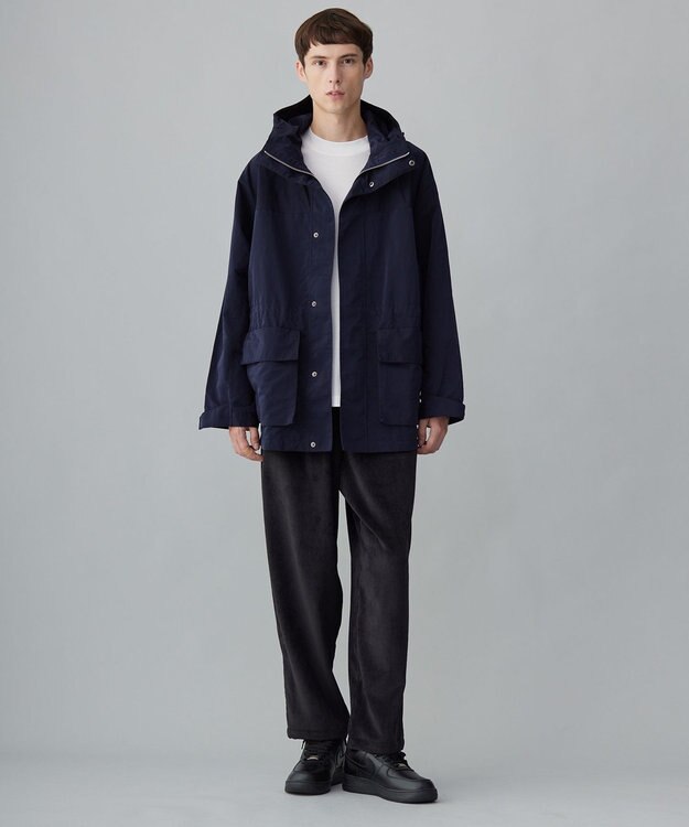 UNFILO MENS 【男女兼用】ユーティリティ マルチポケット マウンテンパーカー [24年秋冬商品] ネイビー