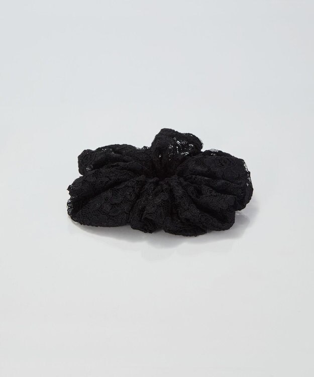 Phoebe ガーリッシュレースシュシュ　ブラック ブラック