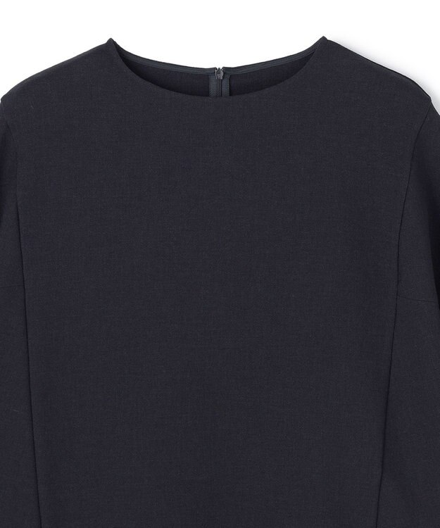 UNFILO ジョーゼット ドルマンプルオーバー ネイビー