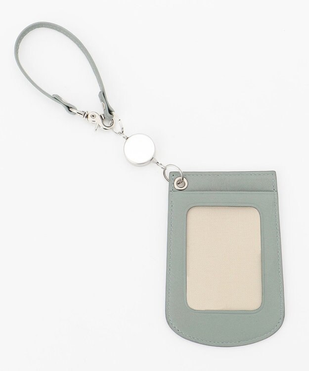 airlist リール付きパスケース Tram トラム ハーブグリーン