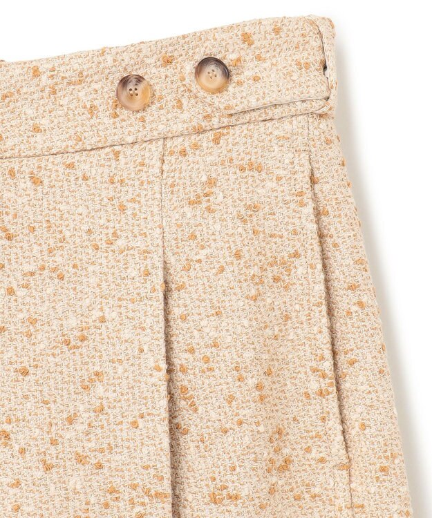 JOSEPH ツイード　フルレングストラウザーズ Ivory/Clay