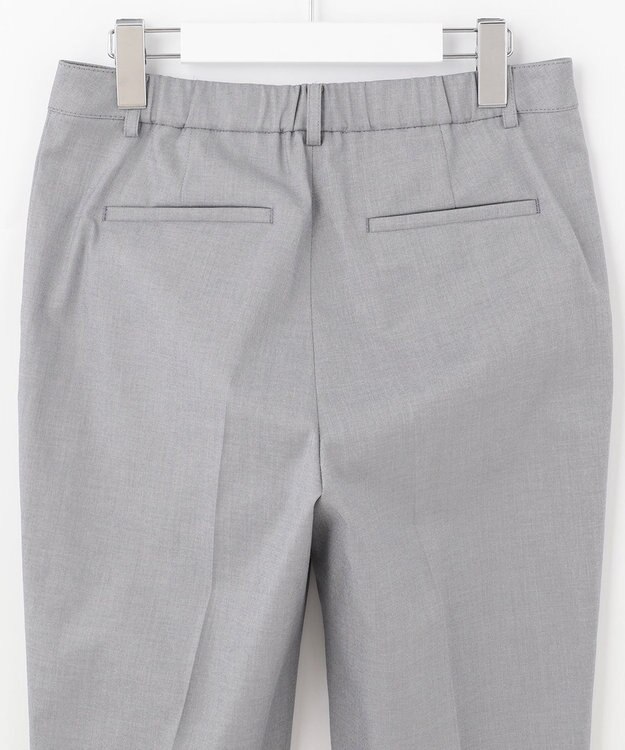 J.PRESS LADIES 【洗える・撥水・防汚】コットンFITTYシャーク テーパード パンツ ライトグレー系