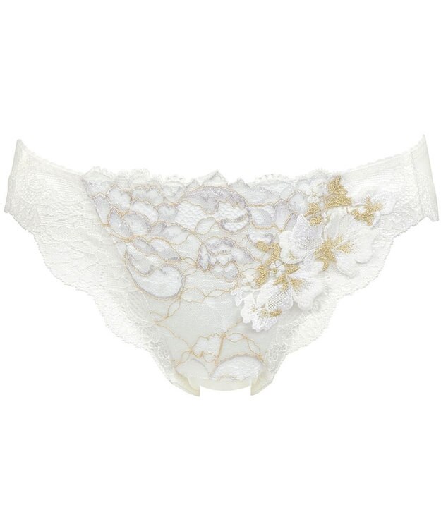 Wing Wing Lesiage　【2780シリーズ】　ペアショーツ　PB2780とペア　はきこみ丈あさめ　ウイング／ワコール　PF2780 アイボリー