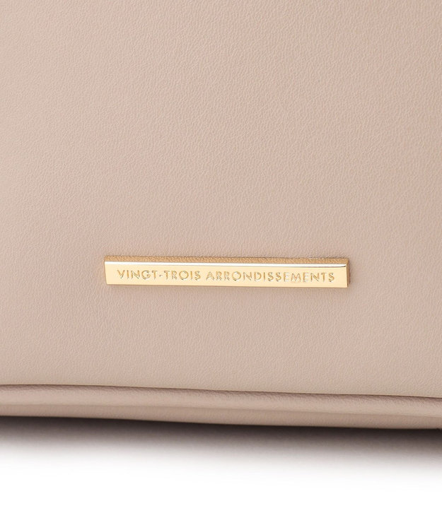 23区 スエード コンビ ドロスト バッグ ベージュ系