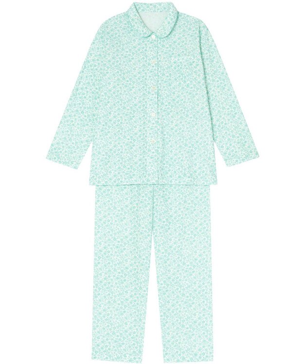 Wing 【パジャマ】 長袖・長ズボン 綿100％（表側・肌側） パイル素材（肌側） EP8093 ウイング／ワコール メロン