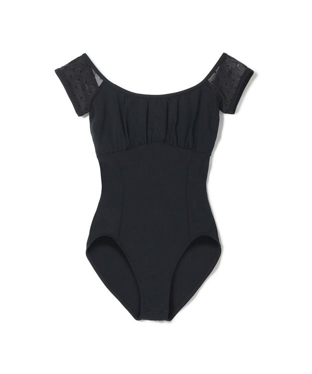 Chacott フレンチスリーブレオタード ブラック