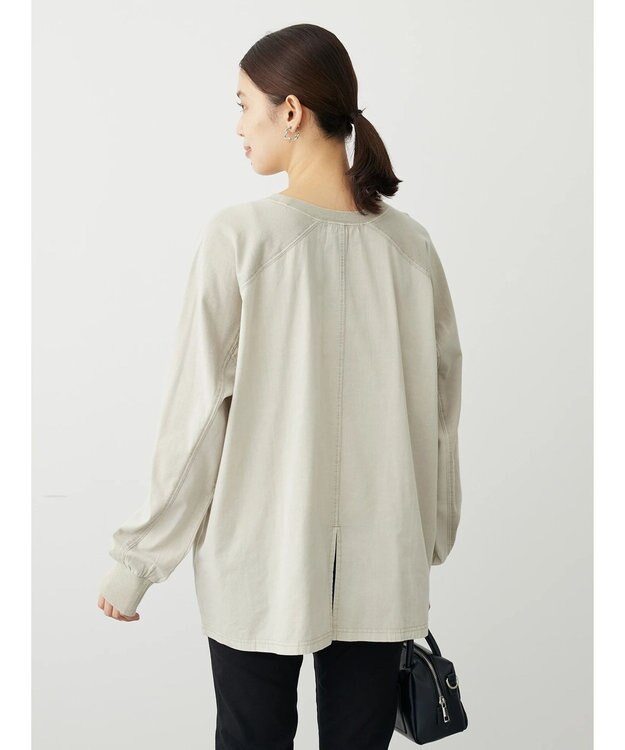 Green Parks ピグメントドッキングチュニック Beige